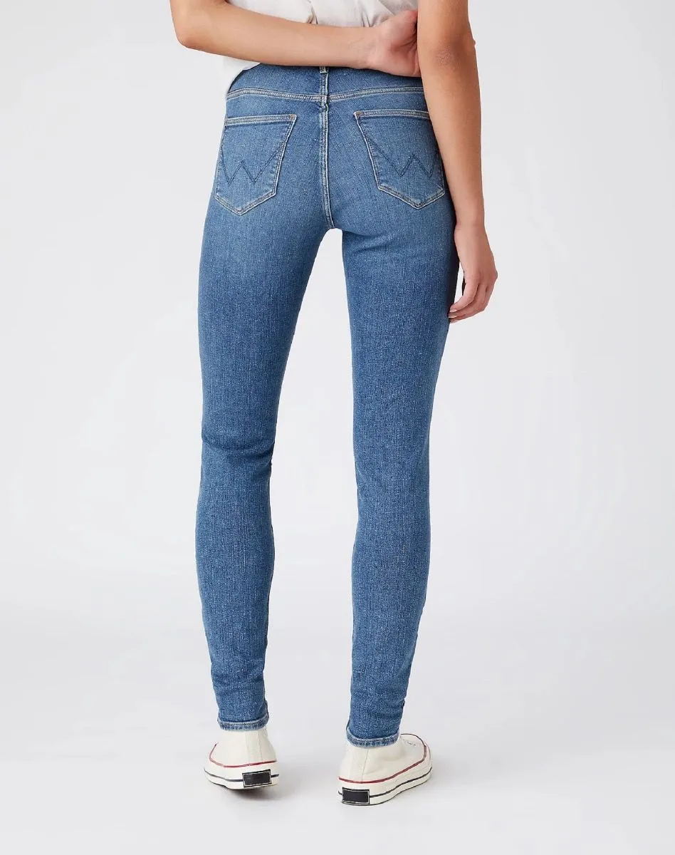 Wrangler High Rise Skinny Stretch Jeans Day Trip