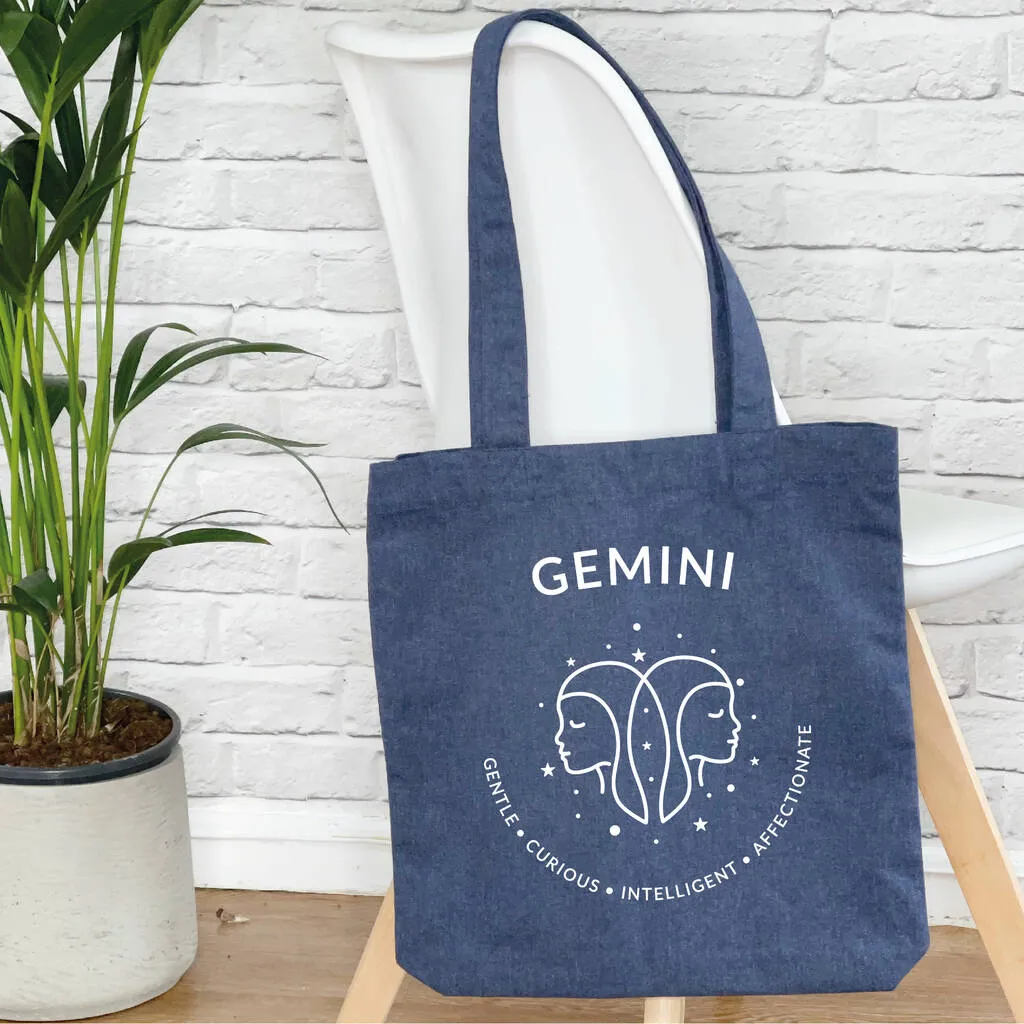 Zodiac Sign Traits Tote Bag