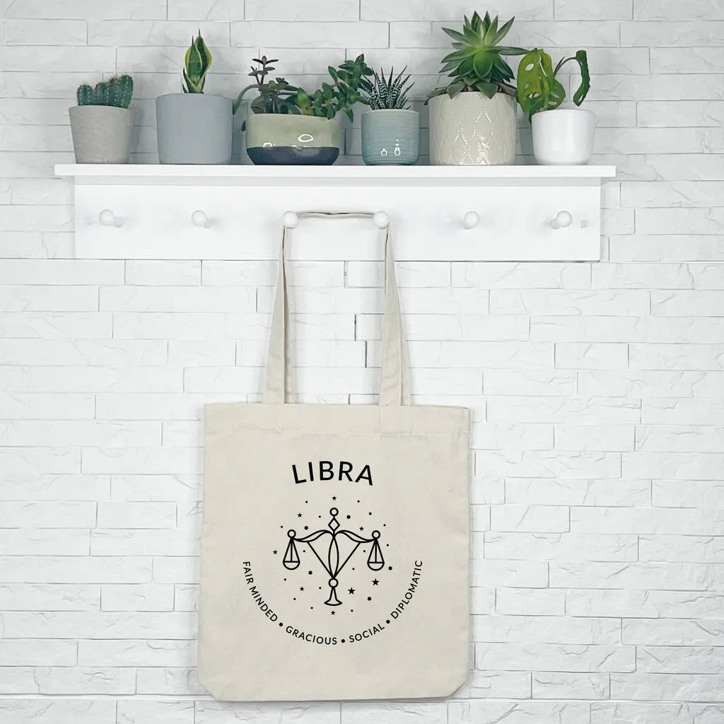 Zodiac Sign Traits Tote Bag