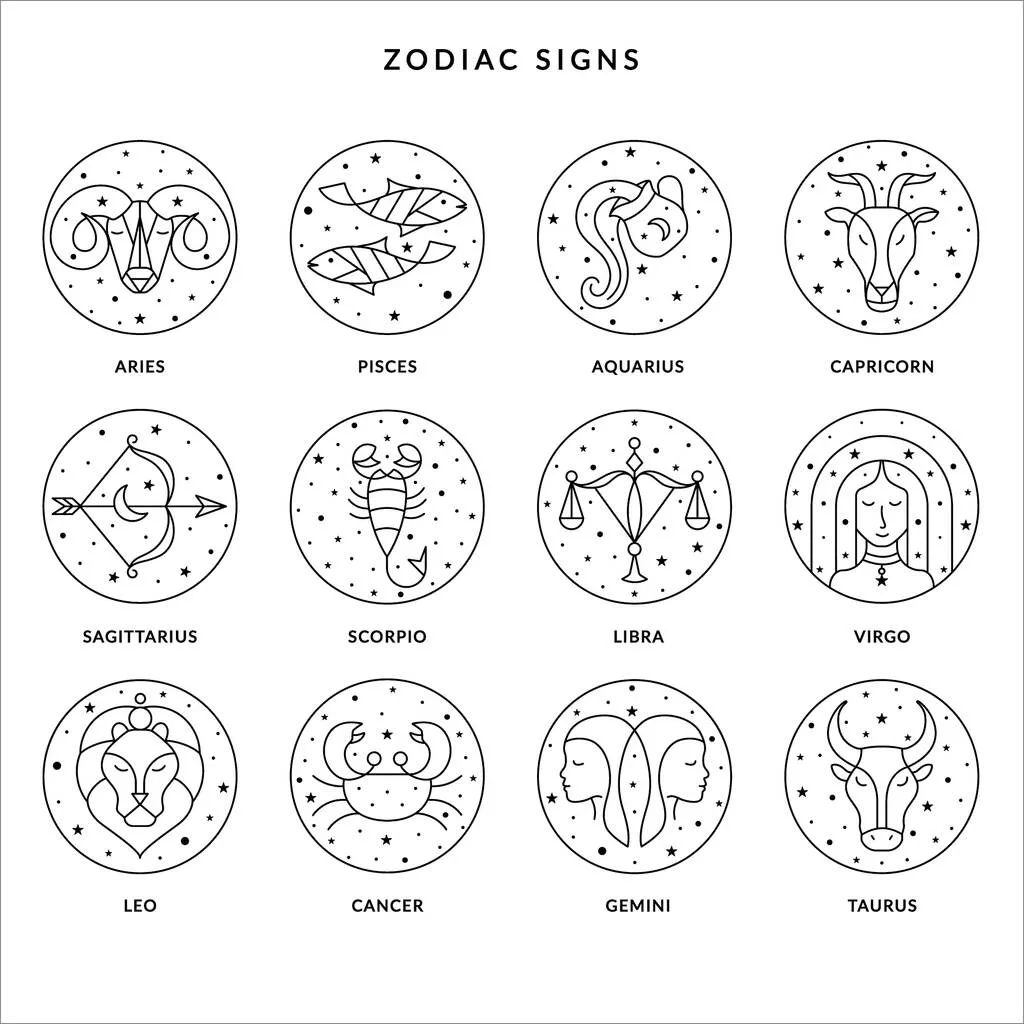 Zodiac Star Sign Tote Bag