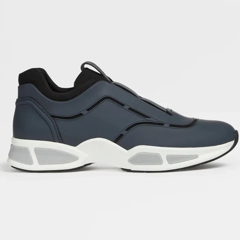 ZZegna Calfskin Sprinter Slip-on Sneakers