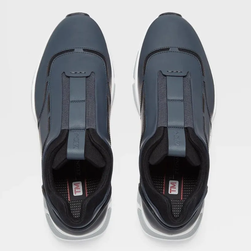 ZZegna Calfskin Sprinter Slip-on Sneakers